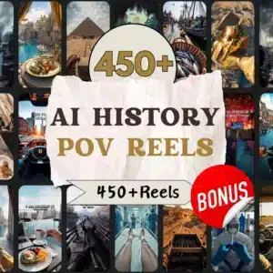 450+ AI History POV Videos for Social Media